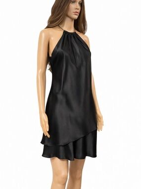 Jones New York Dress Halter Choker Neckline Tulip Skirt Hem 6